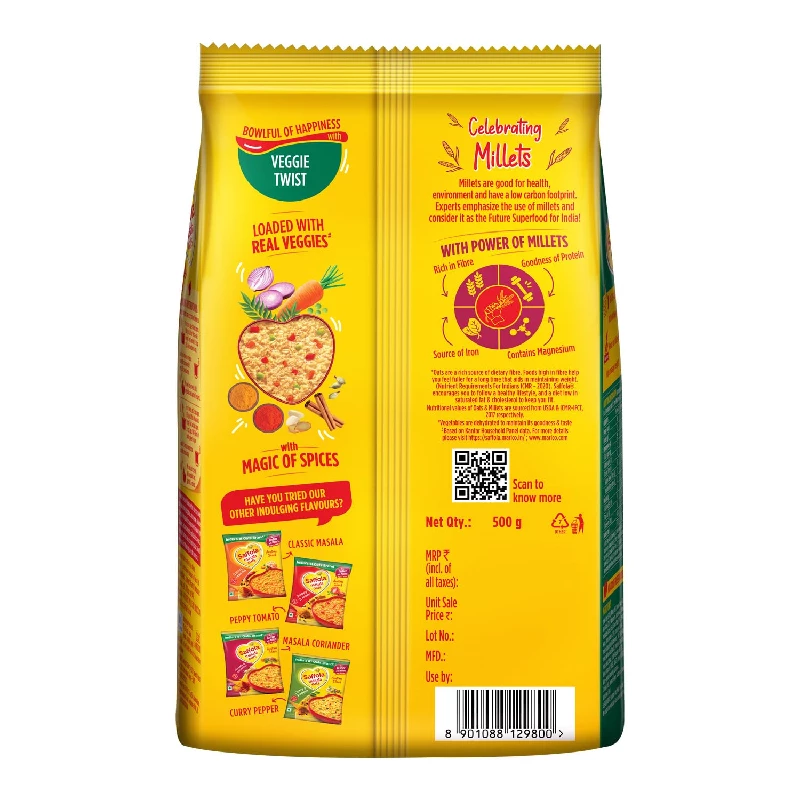 Saffola Masala Oats, 500 g-2.webp
